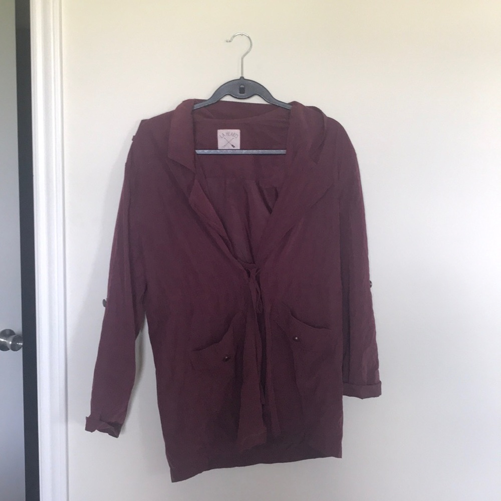 cute maroon jacket